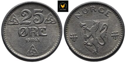 1943 Norge 25 Øre