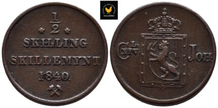 1840 Norge 1/2 Skilling