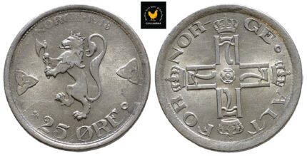 1918 Norge 25 Øre