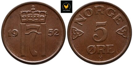 1952 Norge 5 Øre