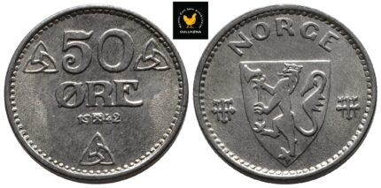 1942 Norge 50 Øre Zink