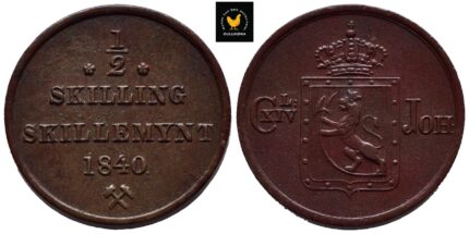 1840 Norge 1/2 Skilling