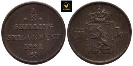 1841 Norge 1/2 Skilling