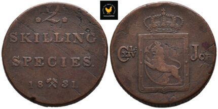 1831 Norge 2 Skilling