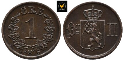 1876 Norge 1 Øre