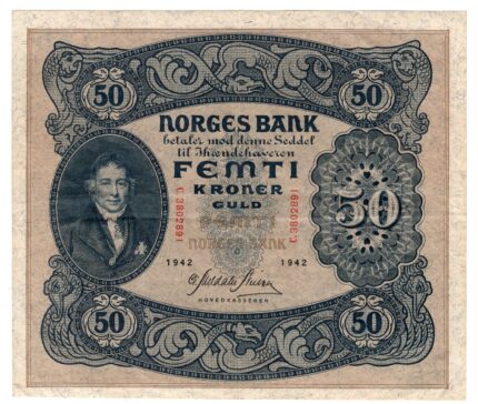 1942 Norge 50 Kroner C