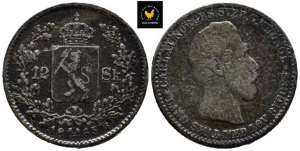 1865 Norge 12 Skilling