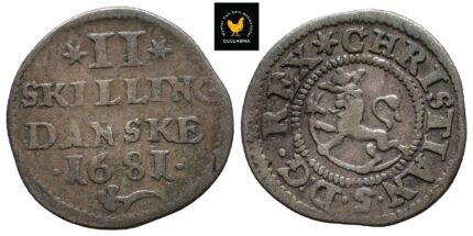 1681 Norge 2 Skilling