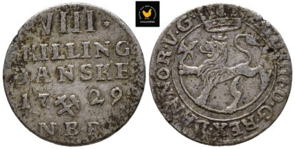 1729 Norge 8 Skilling