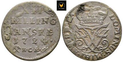 1724 Norge 12 Skilling