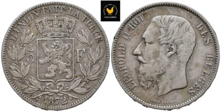1872 Belgia 5 Francs