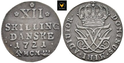 1721 Norge 12 Skilling