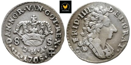 1708 Norge 8 Skilling