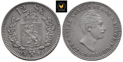 1856 Norge 12 Skilling