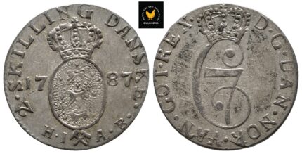 1787 Norge 2 Skilling