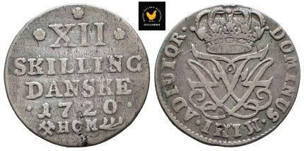 1720 Norge 12 Skilling