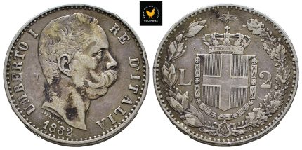 1882 Italia 2 Lire