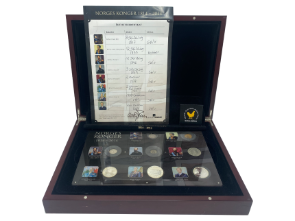 Myntsett ''Norges Konger 1814-2014''