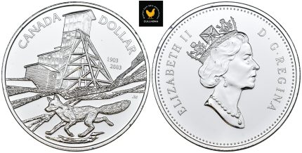 2003 Canada 1 Dollar - 100th Anniversary of the Cobalt Silver Discovery