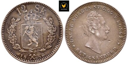 1856 Norge 12 Skilling