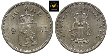 1901 Norge 10 Øre
