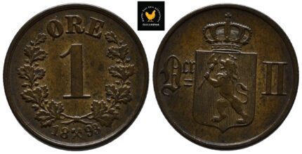 1893 Norge 1 Øre