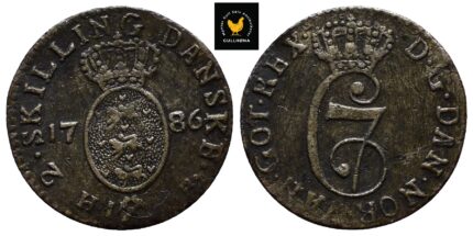 1786 Norge 2 Skilling