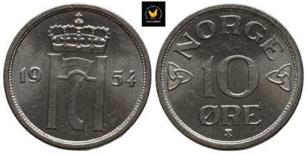 1954 Norge 10 Øre