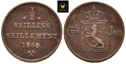 1840 Norge 1/2 Skilling