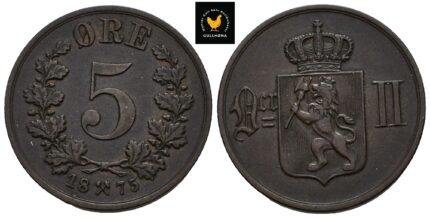 1875 Norge 5 Øre