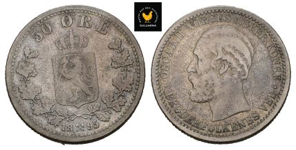 1895 Norge 50 Øre