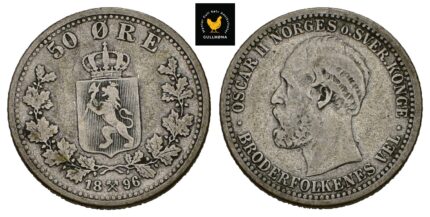 1896 Norge 50 Øre