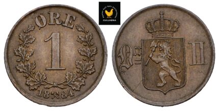 1884 Norge 1 Øre