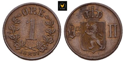 1897 Norge 1 Øre