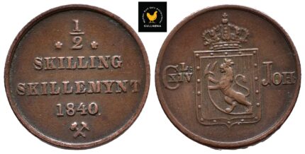 1840 Norge 1/2 Skilling