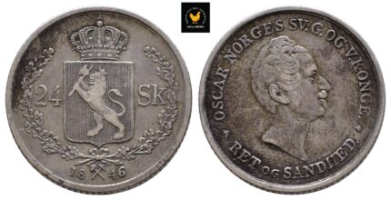 1846 Norge 24 Skilling