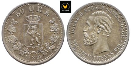 1893 Norge 50 Øre