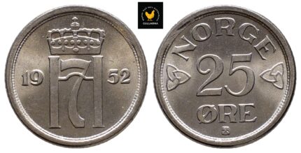 1952 Norge 25 Øre
