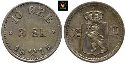 1875 Norge 10 Øre