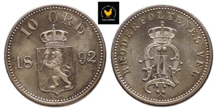 1892 Norge 10 Øre