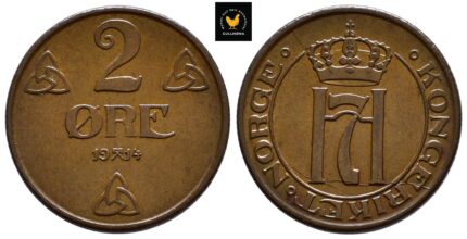 1914 Norge 2 Øre