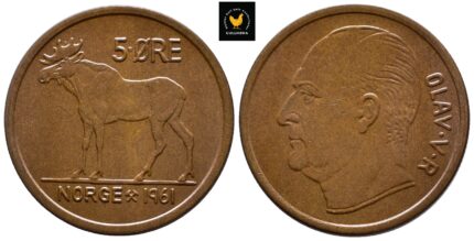 1961 Norge 5 Øre