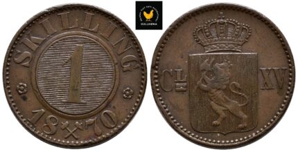 1870 Norge 1 Skilling