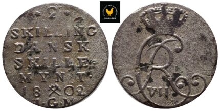 1802 Norge 2 Skilling