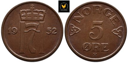 1952 Norge 5 Øre
