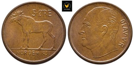 1958 Norge 5 Øre
