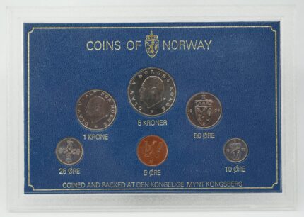 1977 Norge Myntsett - Hardplast