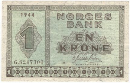 1944 Norge 1 Krone G