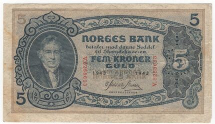 1943 Norge 5 Kroner V