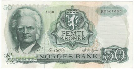 1980 Norge 50 Kroner K